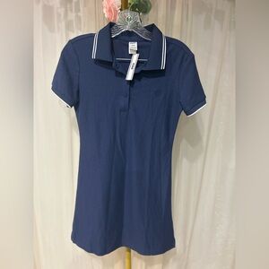 Victoria’s Secret PINK Polo Dress XS Navy Blue Collared Dress